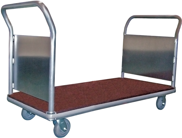 Airline Luggage Platform Flatbed Trucks - Baggage Cart (600x451), Png Download