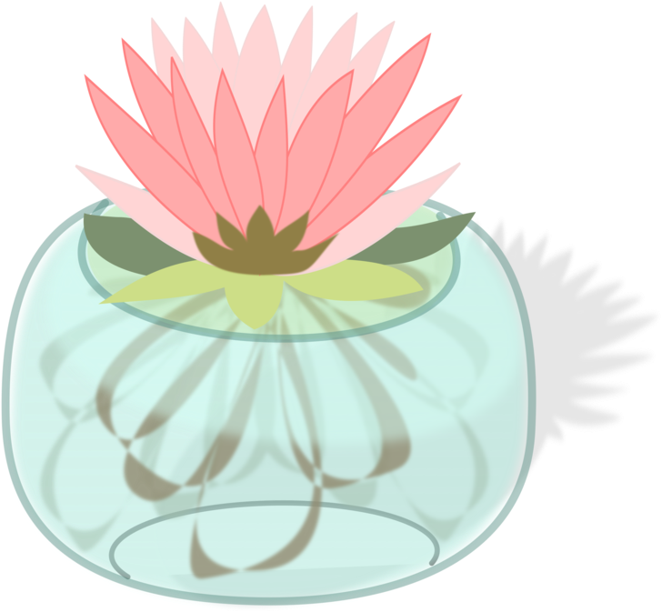 Landscaping Flora Flower Petal Aquatic Plants - Clip Art (750x750), Png Download