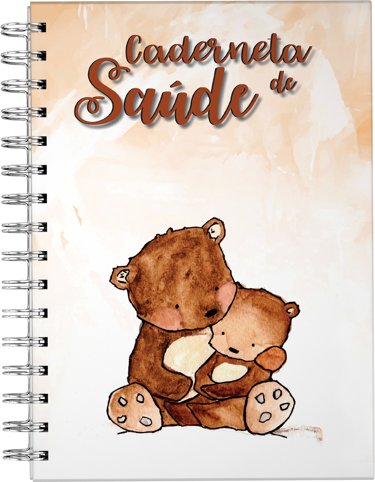 Mama Bear Holding Baby Bear Cartoon (1744x1993), Png Download
