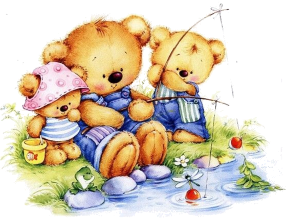 Gifs Ursinhos - Pinturas Ositos (558x439), Png Download