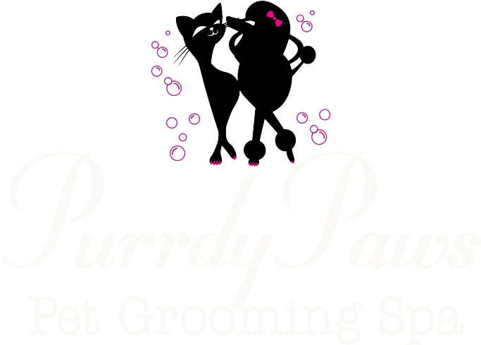 Paw Clipart Dog Spa - Purrdy Paws Pet Grooming (690x498), Png Download