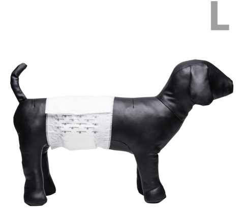 36ct Paw Inspired Ultra Protection Disposable Male - Paw Inspired Ultra Protection Disposable Male Wraps (480x480), Png Download
