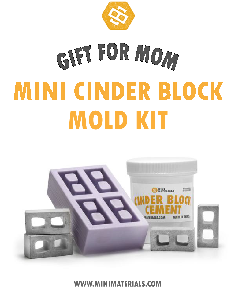 Unique Diy Gift Idea For Mother's Day - Miniature Cinder Block Molds (768x1024), Png Download