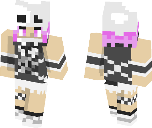 Female Team Skull Grunt - Cartoon (584x497), Png Download