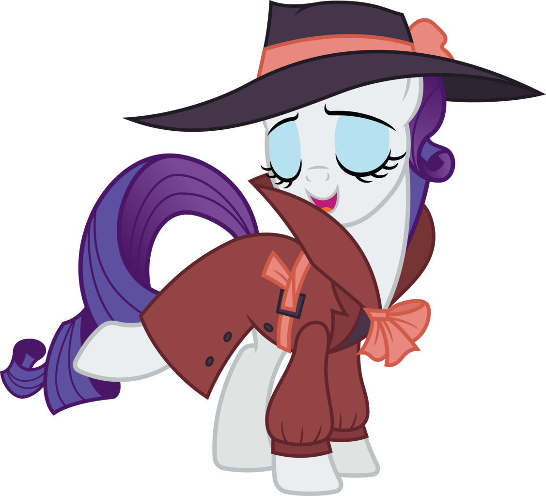 Absurd Res, Artist - My Little Pony Rarity Detective Clothes (1127x1024), Png Download