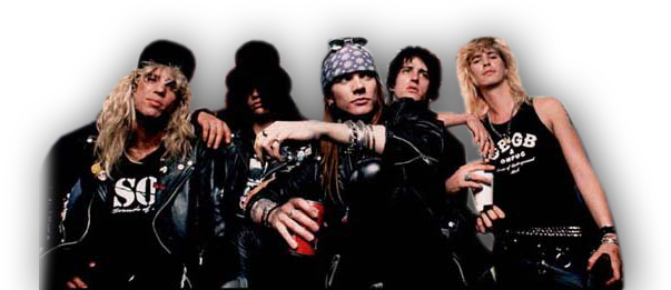 Jam With Me - Guns N Roses Band (620x260), Png Download