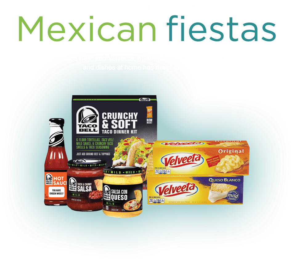 Taco Bell Taco Dinner Kit, Crunchy & Soft - 1 Kit, (951x847), Png Download