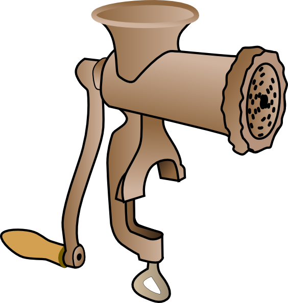 Meat Grinder Clipart Free Download - Meat Grinder Clipart (564x594), Png Download