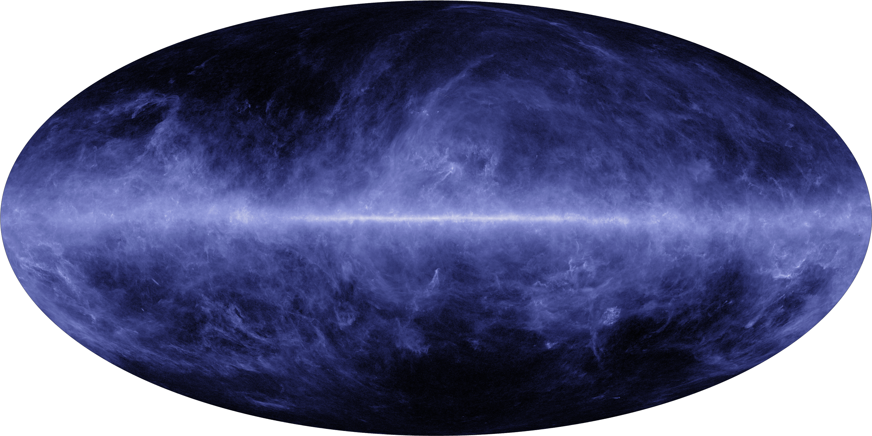Dustcol 3000 Moll - Planck Satellite (3000x1500), Png Download