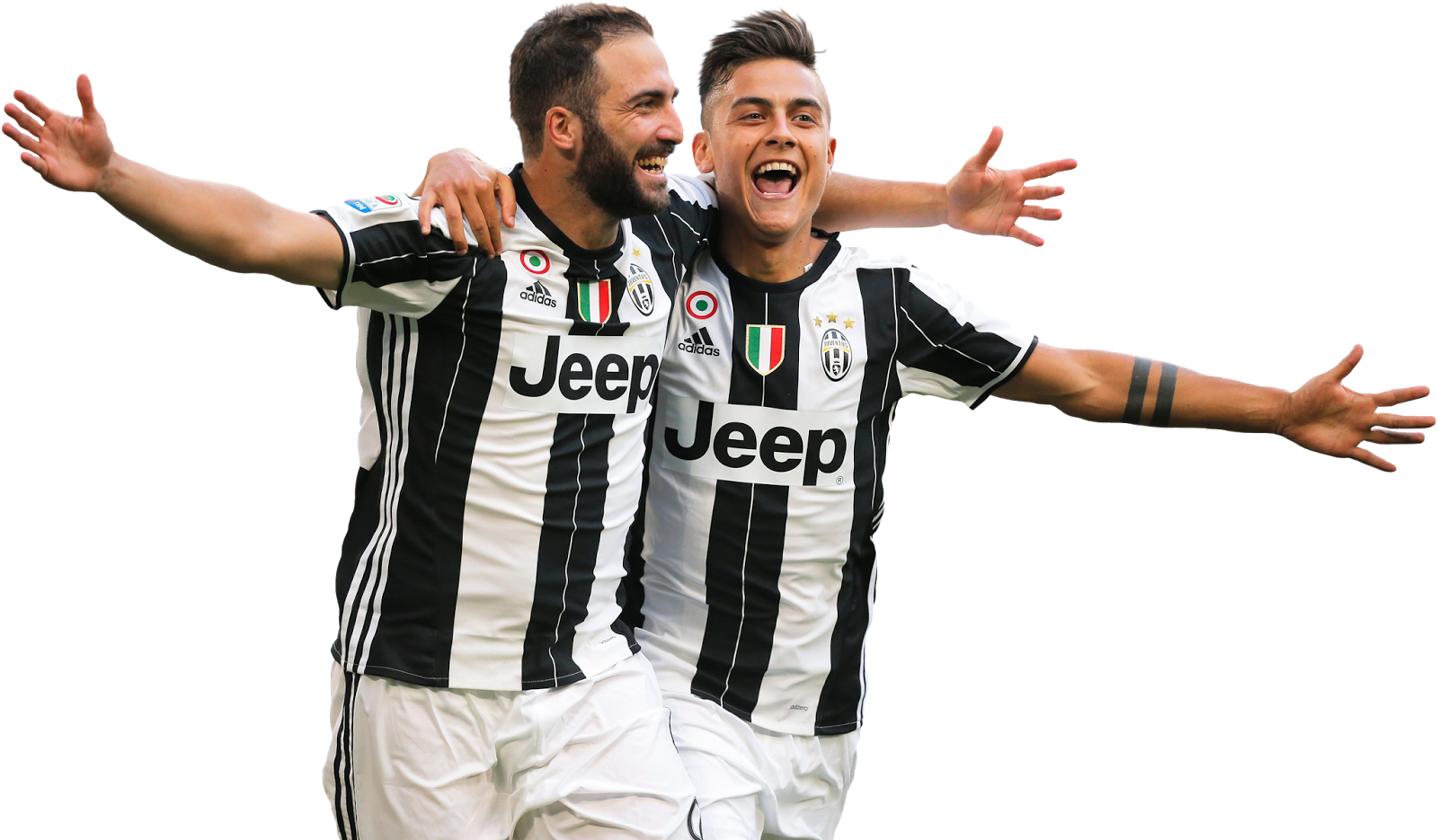 Gonzalo Higuain & Paulo Dybala - Dybala E Higuain (1600x935), Png Download