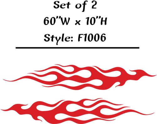 Vehicle Tribal Flames Vinyl Decal Sticker Car Truck - Decal (500x402), Png Download