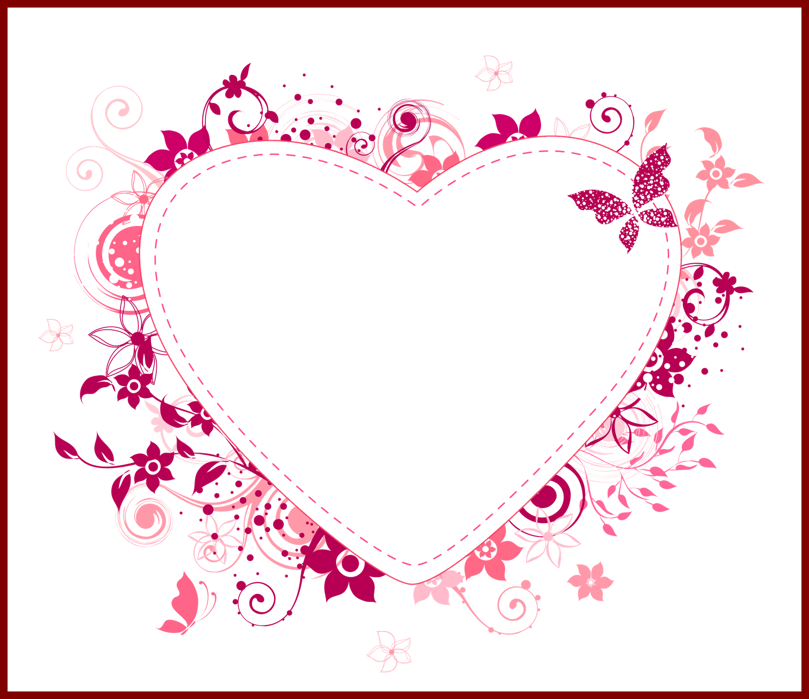 Appealing Watercolor Floral Wreath Clip Art Printables - Love Frames Png (1630x1410), Png Download