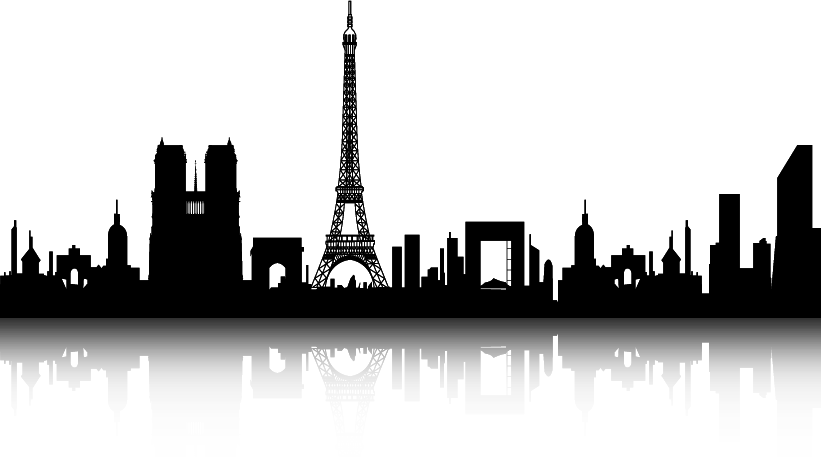 Free Paris Png Clipart - Paris Clipart (821x457), Png Download