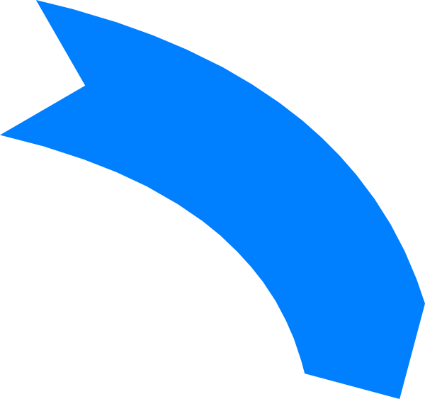 Curved Arrow (600x563), Png Download