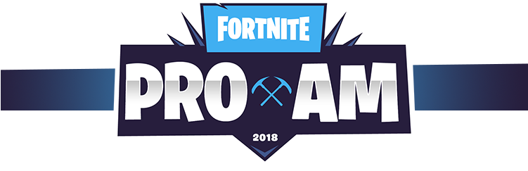 Fortnite's Pro-am Teams Up 50 Streamers And Pro Players - Fortnite Pro Am Logo (750x312), Png Download
