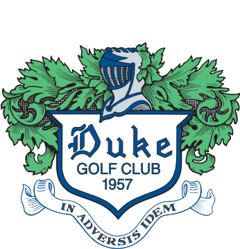 Duke Golf Course - Duke University Golf Club Logo (356x367), Png Download