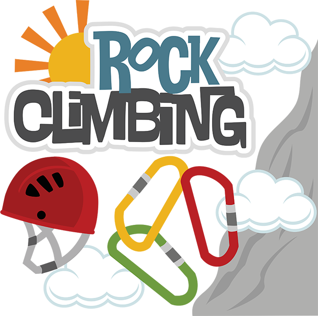 Climbing Clipart Rock - Indoor Rock Climbing Clip Art (648x645), Png Download