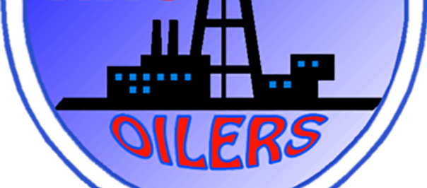 Richmond - Richmond Oilers Basketball Logo (604x266), Png Download