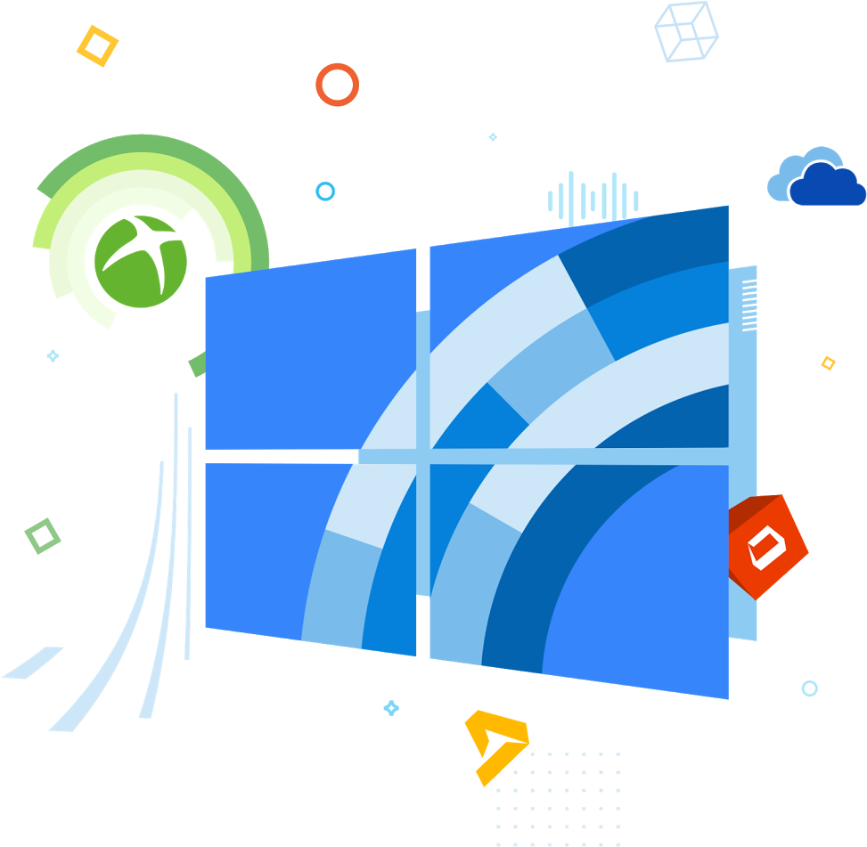 Windows 10 Background Png Picture Stock - Windows 10 Logo Png Transparent (1022x1022), Png Download