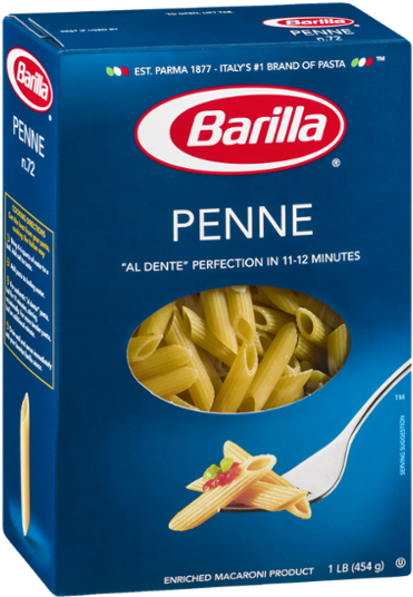 Barilla Penne Pasta 16 Oz (600x600), Png Download