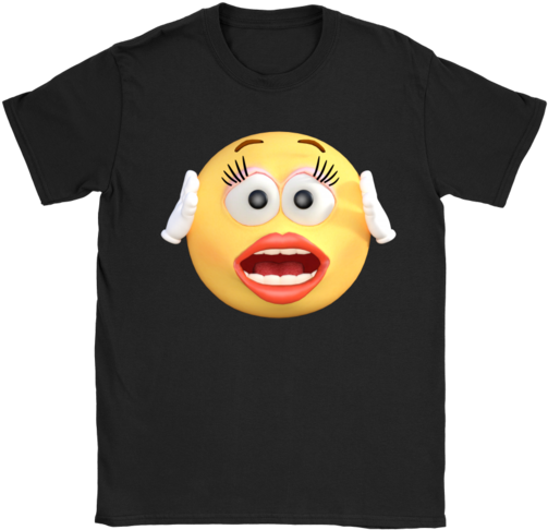 Dreamoctane Women' Shock Emoji Tshirt - Yokosuka Japan Crane T-shirt (9 Colors Available, S-xxxl) (600x600), Png Download