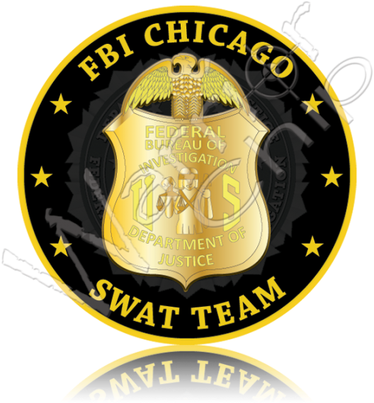 Fbi Training Center Chicago - Label (540x600), Png Download