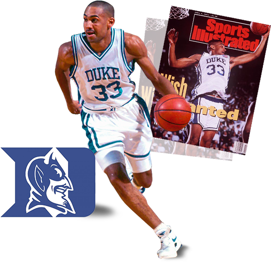 Grant Hill At Duke - Grant Hill Duke (561x521), Png Download