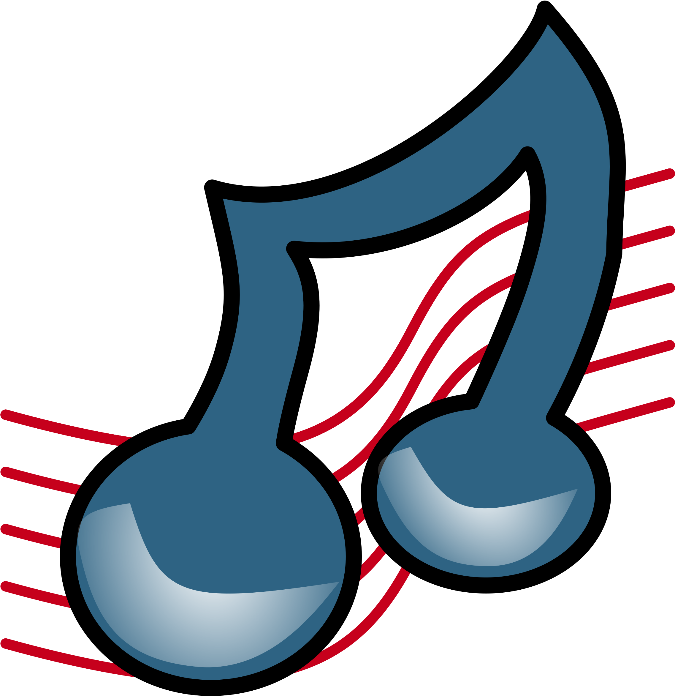 Musical Symbol Bold Clip Art - Music Symbols Clip Art (582x600), Png Download