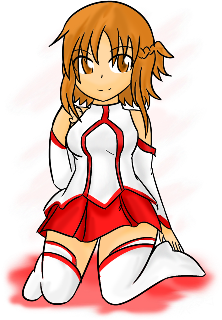 Asuna Transparent Haircut - Asuna Short Hair (715x1118), Png Download