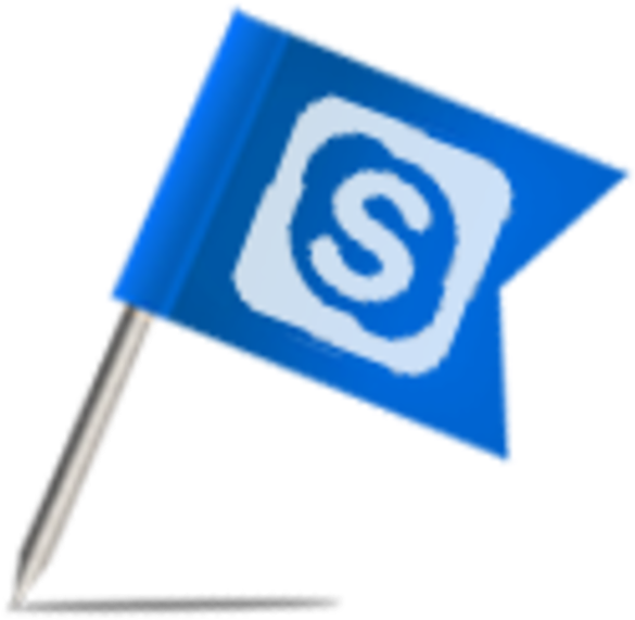 Skype Clip Art Clipart - Sign (600x600), Png Download