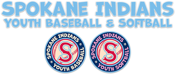 Spokane Indians Youth Baseball (597x265), Png Download