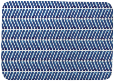 Blue Chevron Watercolor Pattern - Vandoros Metropolis Noir Black & Gold Wrapping (400x400), Png Download