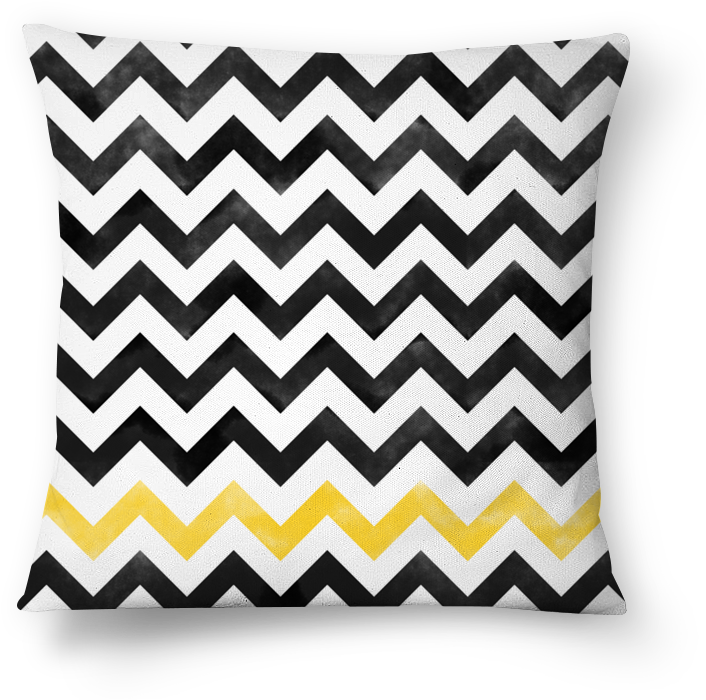 Download Hd Almofada Watercolor Chevron Ii De Lorena Valimna ورق مخطط ابيض واسود Transparent Png Image Nicepng Com