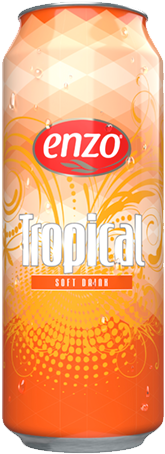 Enzo Soft Drink Tropical - Soft Drink (525x525), Png Download