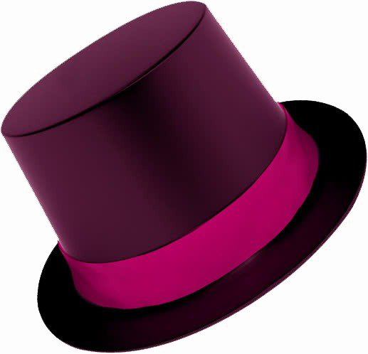 Top Hat Png Image Background - Hat (517x498), Png Download