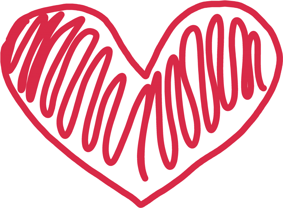 Doodle Heart 3 - Doodle Transparent Png Doodle (1024x782), Png Download