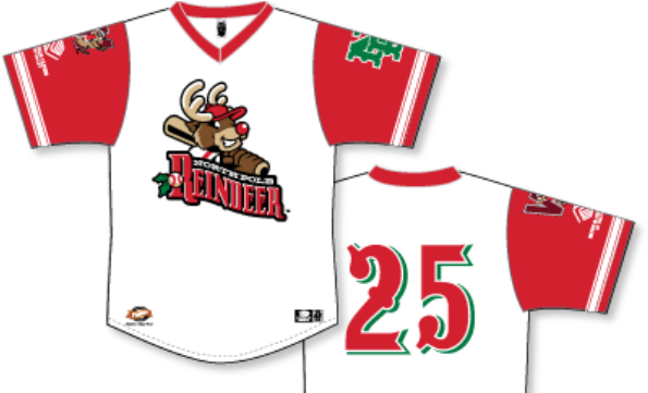 The Timber Rattlers Will Become The North Pole Reindeer - Reindeer Primary Logo Shot Glass (640x360), Png Download