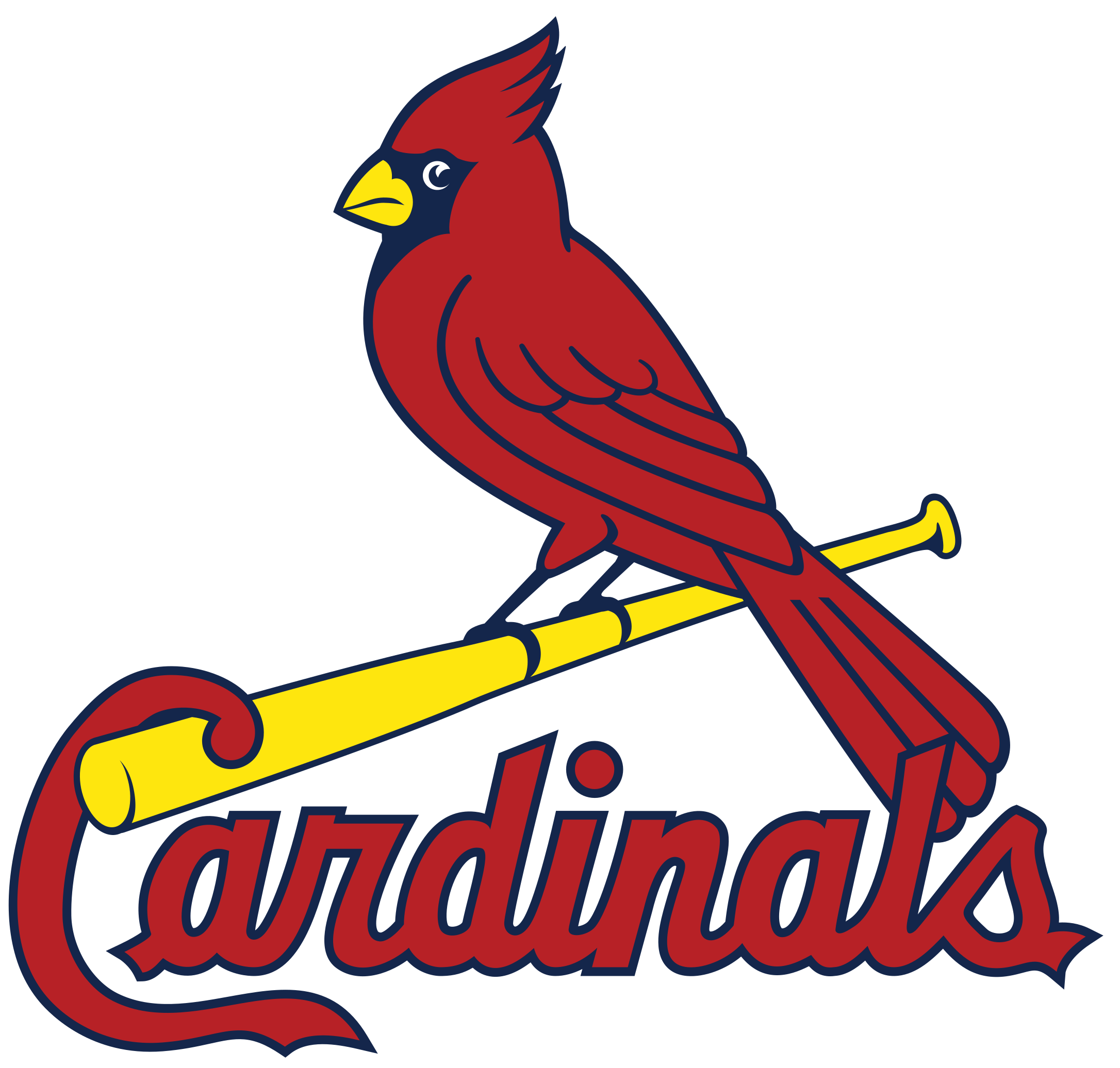 Cardinals' Mikolas Heads To First Mlb All-star Game - Stl Cardinals Logo Png (2400x2100), Png Download
