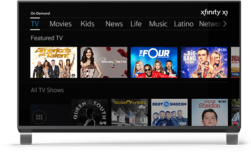 Xfinity Tv - Television (525x319), Png Download