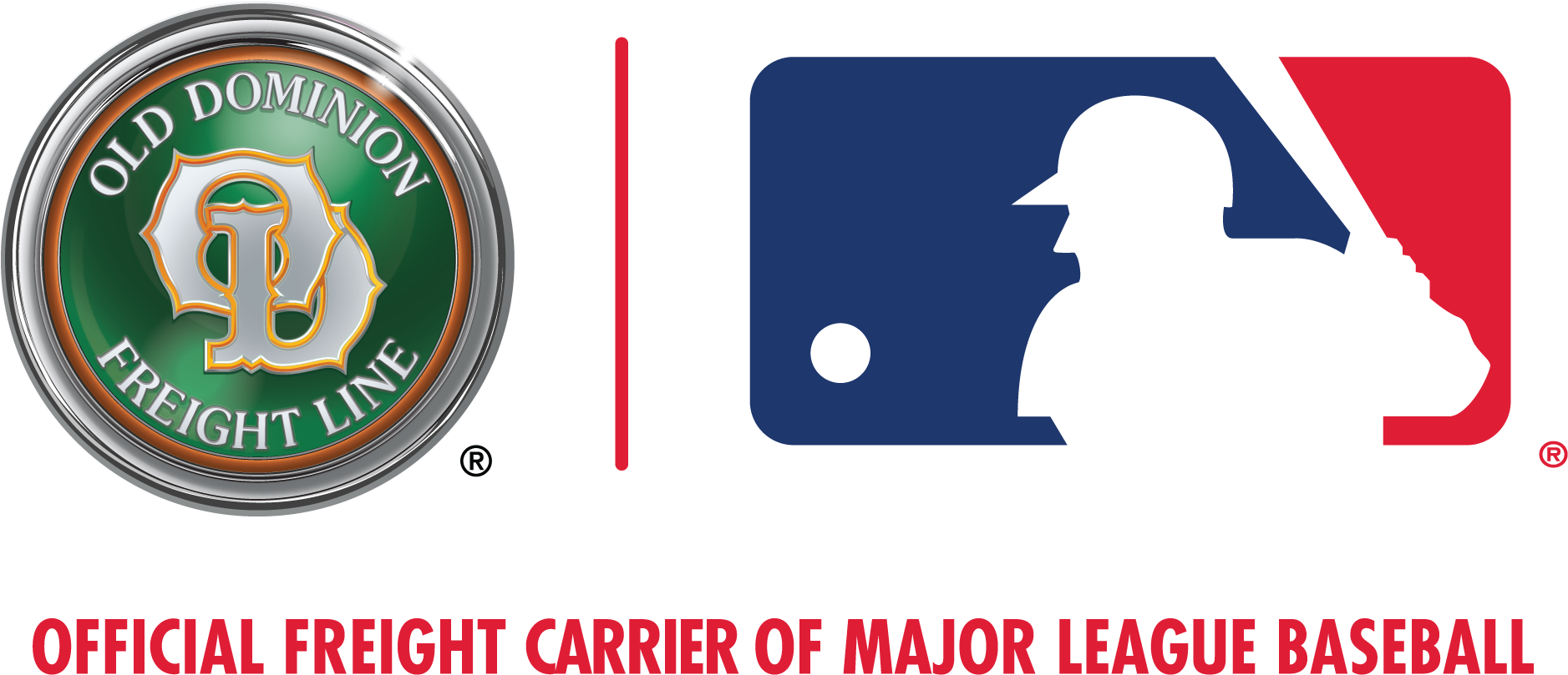 Old Dominion Partners With Major League Baseball - Old Dominion Freight Line Mlb (1920x850), Png Download