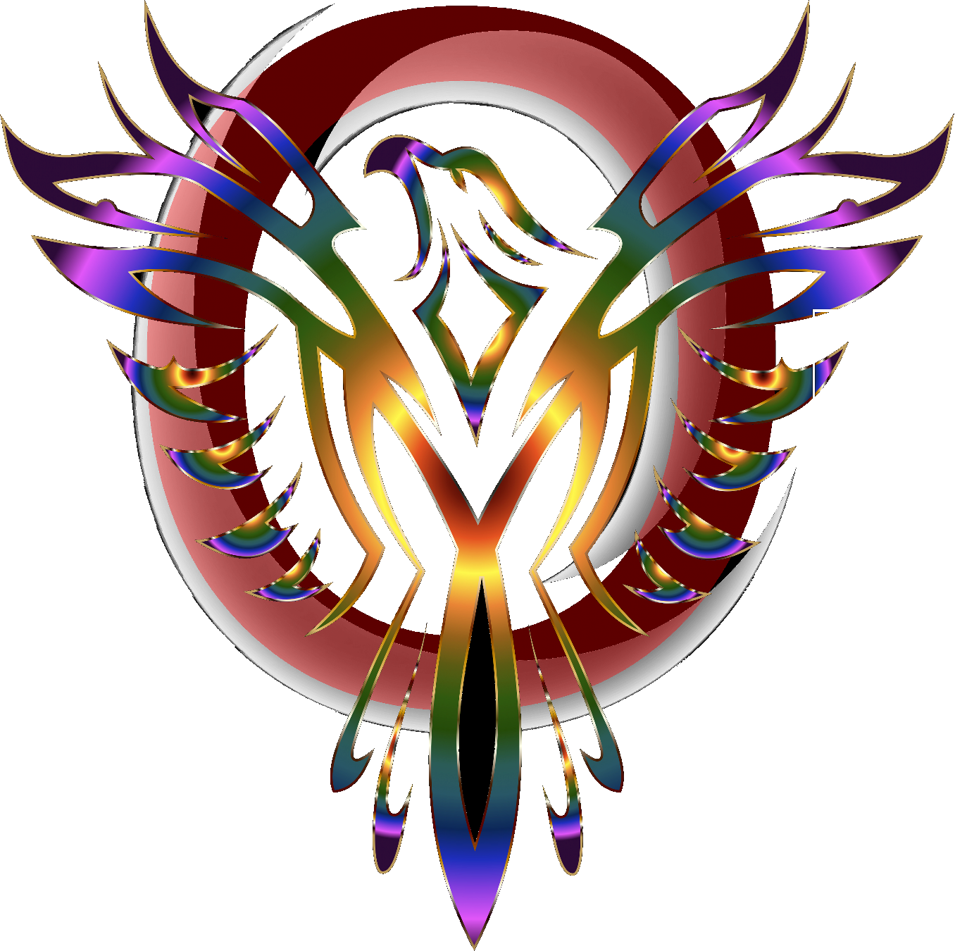 Phoenix Bird (1356x1350), Png Download