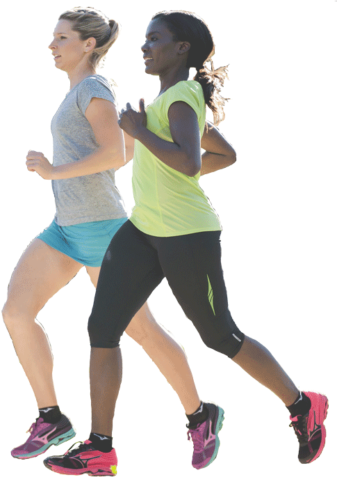 People Running Png - Jogger Png (518x712), Png Download
