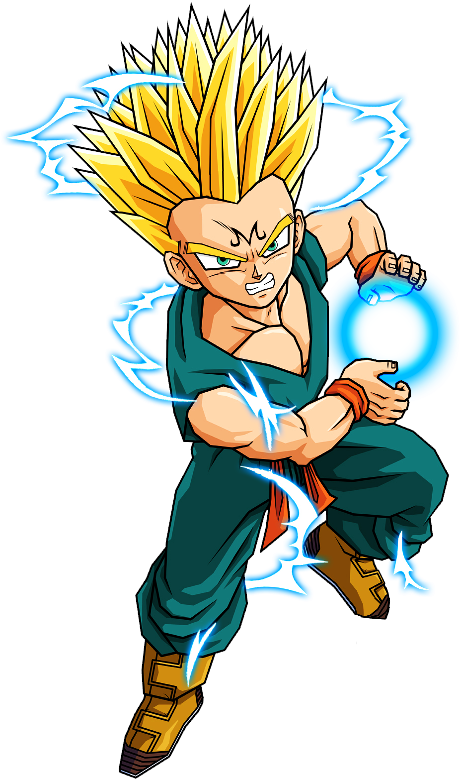 Vegeta And Kid Trunks Training Download - Dragon Ball Majin Trunks (1200x1600), Png Download