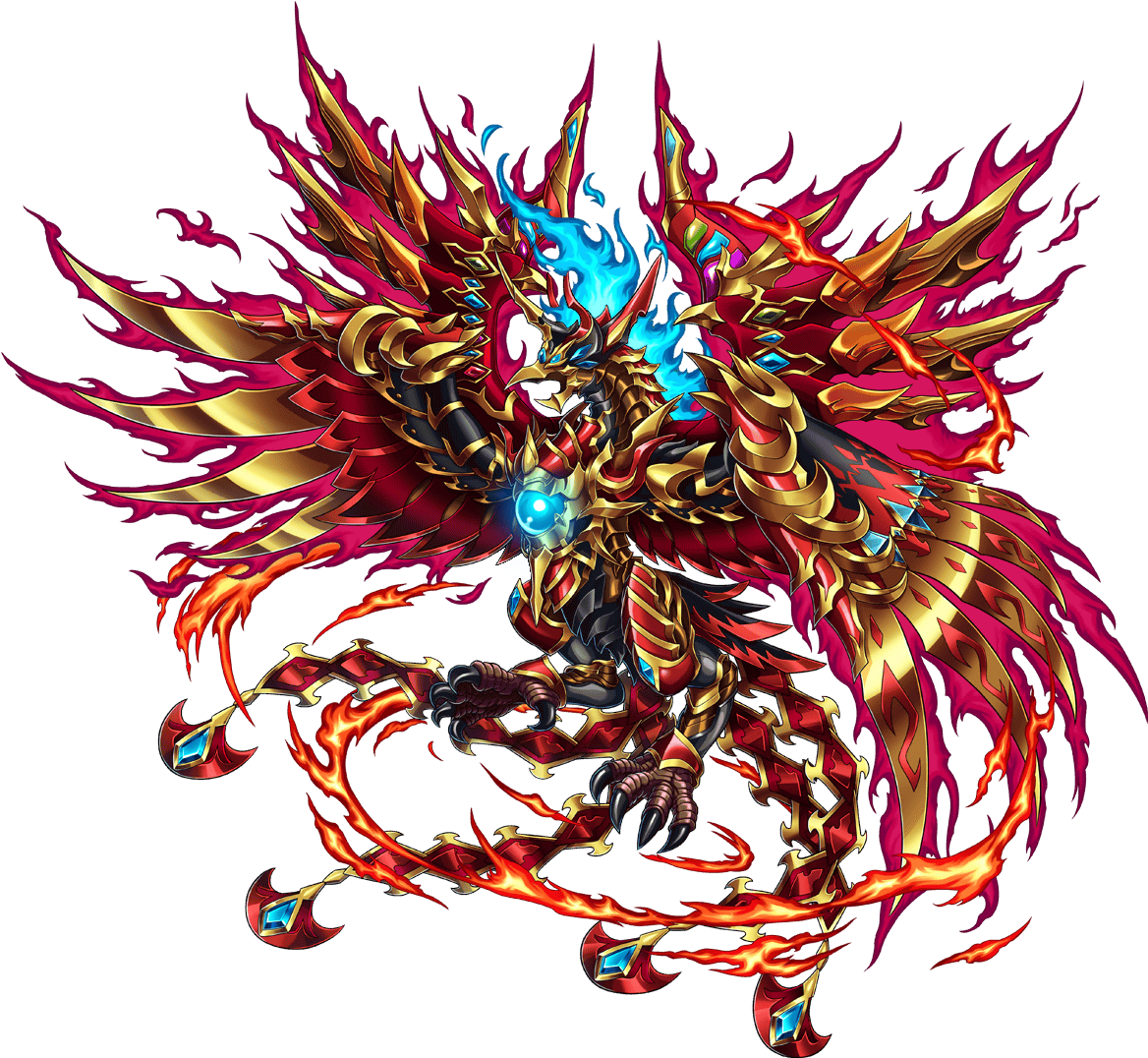 Unit Art - Divine Wolf Brave Frontier (1186x1094), Png Download