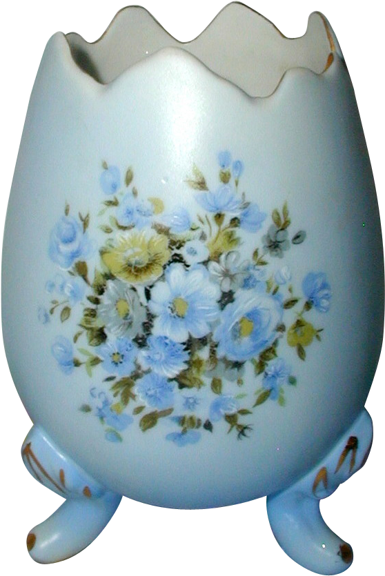 Vintage Inarco, Japan Blue Porcelain Cracked Egg Vase - Japan Vase (834x834), Png Download