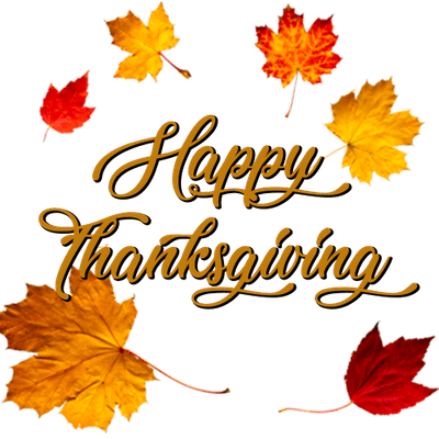 Happy Thanksgiving Crown Of Autumn Leaves - Autumn Leaves Png (400x400), Png Download