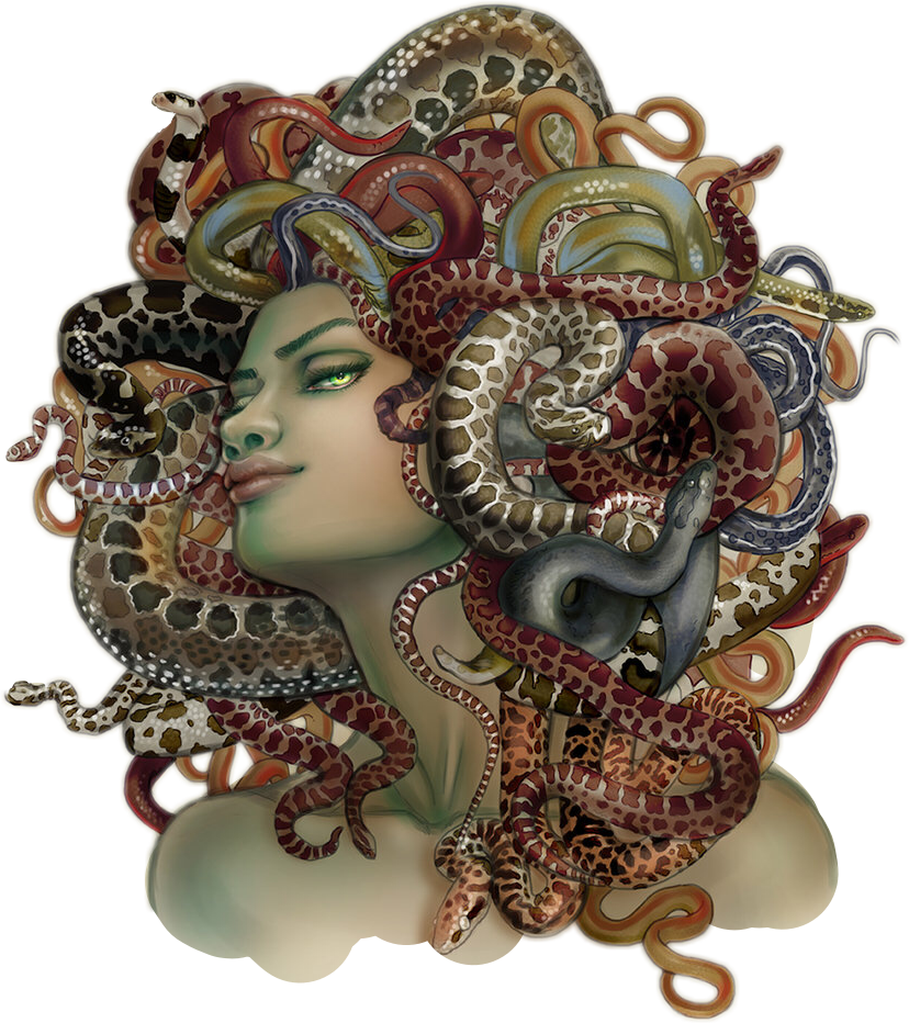 Popular And Trending Medusa💞 Stickers On Picsart - Medusa (828x932), Png Download