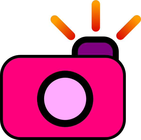 Clipart Of A Camera With A Colorful Shutter Lens - Camera Clipart Png Transparent (600x594), Png Download