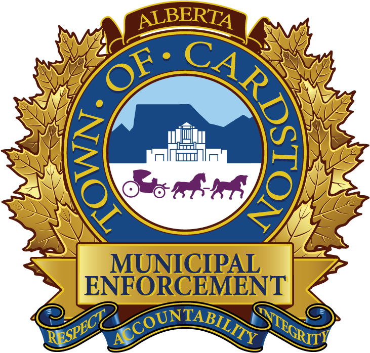 Cardston Municipal Enforcement Crest - Cardston (768x768), Png Download