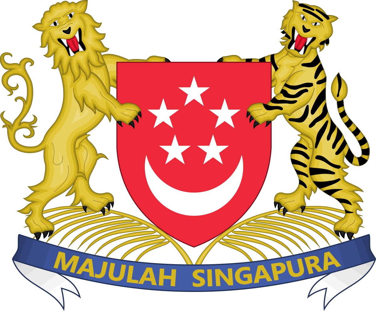 Singapore Coat Of Arms (1200x995), Png Download